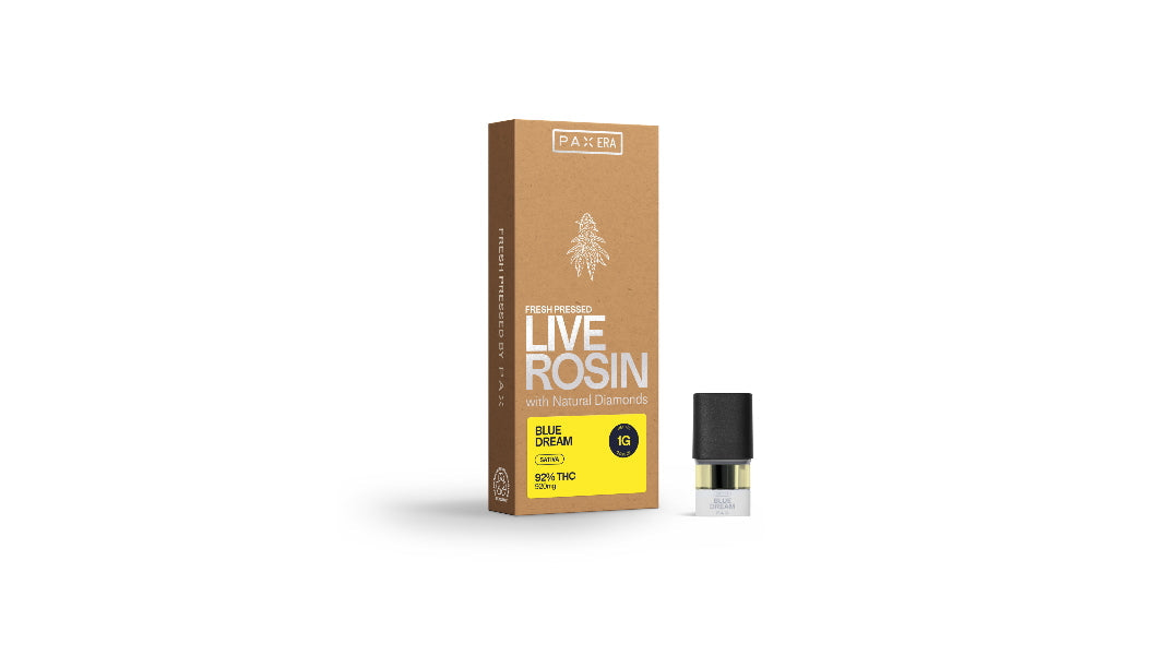 PAX Blue Dream pod and packaging