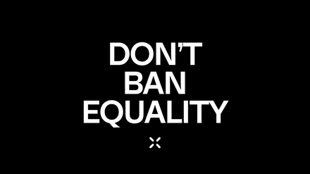 Don't Ban Equality wordmark