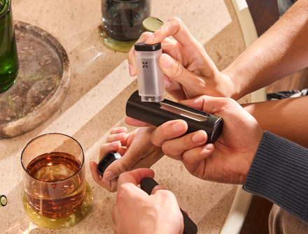 Loading up a PAX FLOW using a puck press