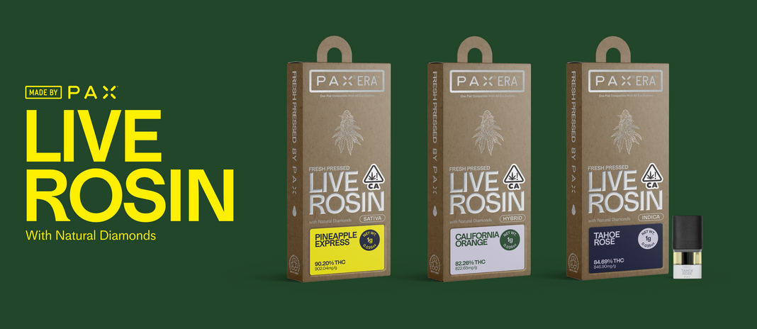 Introducing PAX Live Rosin Pods