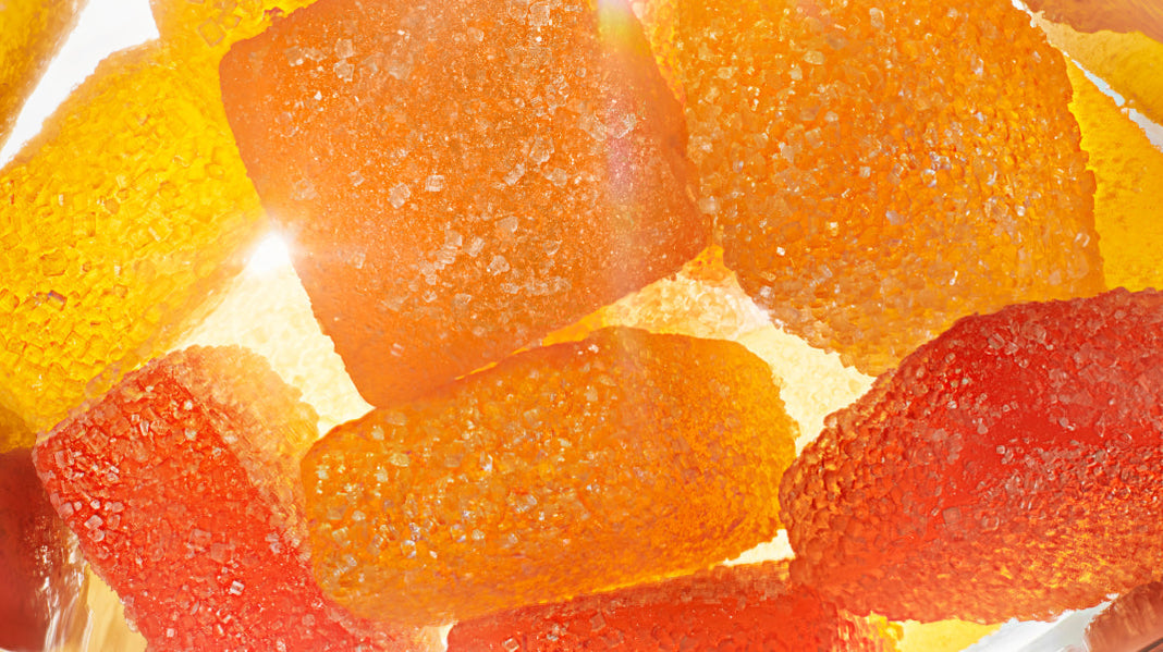 Up close view of PAX gummies