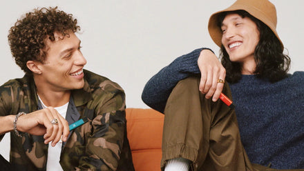 Two people hanging out and using PAX ERA devices