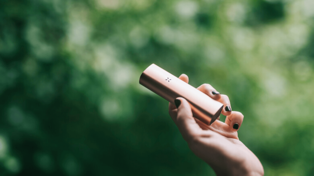 PAX vaporizer in hand